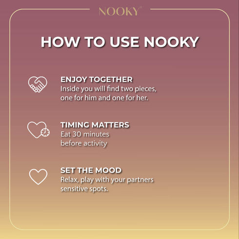 Nooky Mood Enhancing Chocolate For Men & Women
