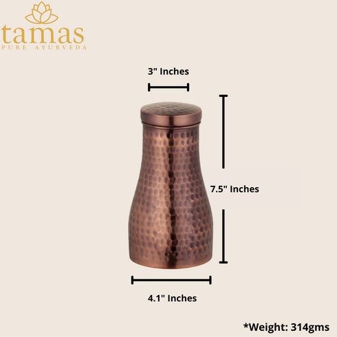 Tamas Hammered Antique Water Jar Copper