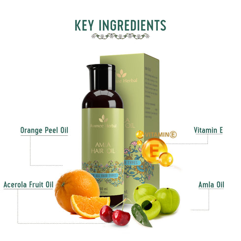Avimee Herbal Amla Hair Oil For Grey Hair