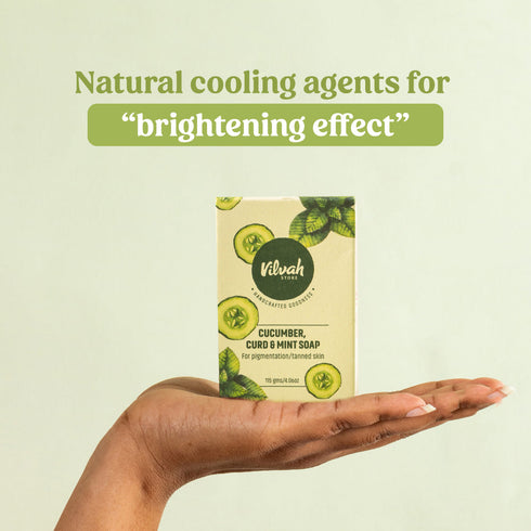 Vilvah Store Cucumber|Curd|Mint Soap