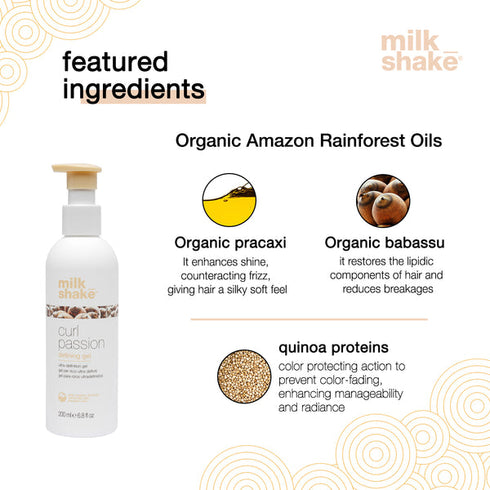 Milk shake curl passion defining gel
