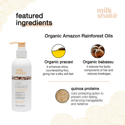 Milk shake curl passion enhancing fluid