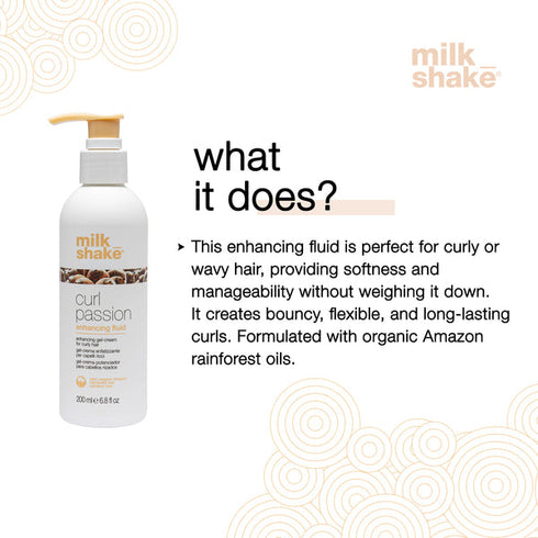 Milk shake curl passion enhancing fluid