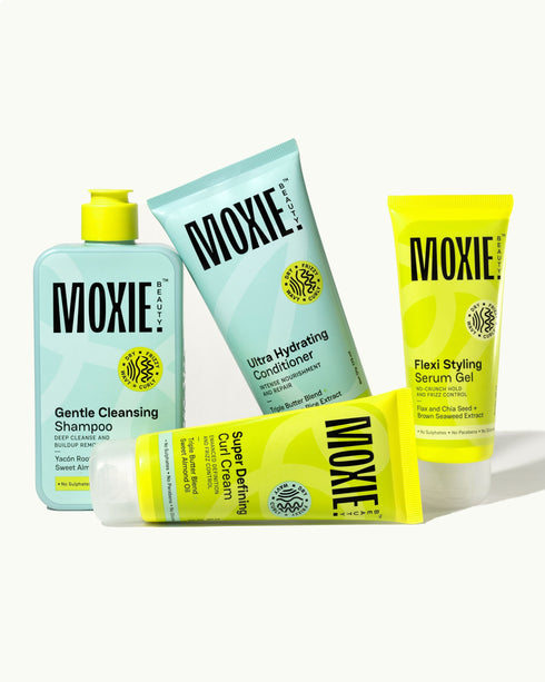 Moxie Beauty The Moxie Curly Routine (4 Steps for Indian Curly Hair)