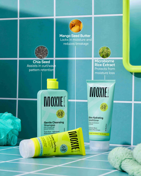 Moxie Beauty Just-The-Essentials Curly Trio (3-Step Routine)