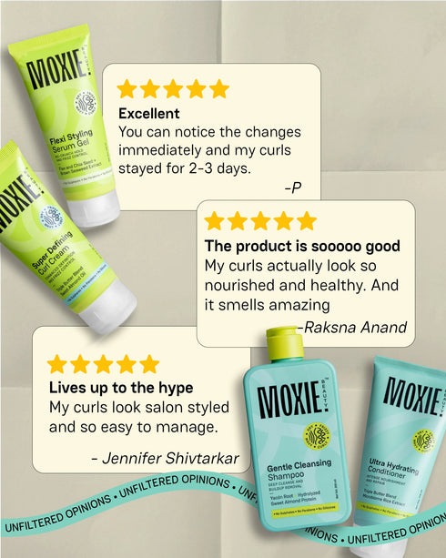 Moxie Beauty The Moxie Curly Routine