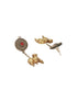 Oxidised Dual Toned Statement Peacock & Bull Motif Tribal Haram Pendant Style Jewellery Set