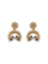 Oxidised Dual Toned Statement Fusion Tribal Elephant Leafy Contemporary Long Pendant Jewellery Set