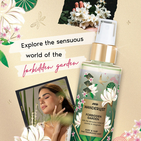 Wanderlust Forbidden Garden Long Lasting Fine Fragrance Body & Hair Mist