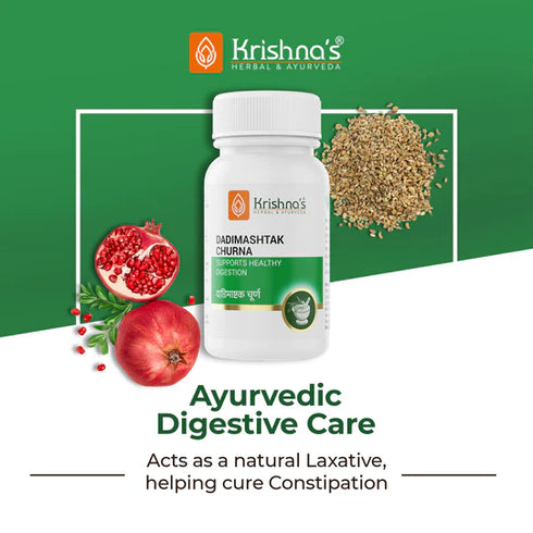 Krishna'S Herbal & Ayurveda Dadimashtak Churna