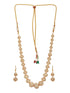 Gold Plated AD Zircon Studded Beads Maala Jewellery Set