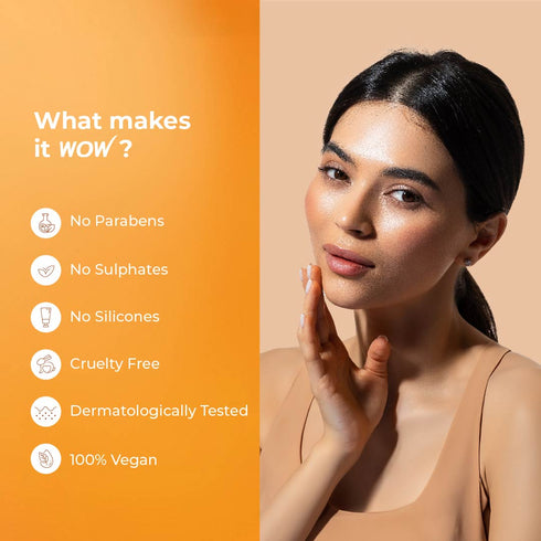 WoW Ubtan & Hyaluronic Acid Detan Face Scrub