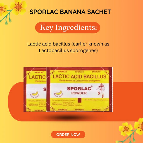 Sporlac Banana Sachet
