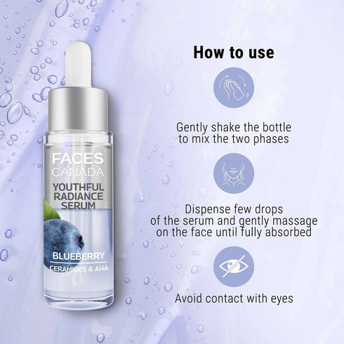 Faces Canada Youthful Radiance Serum - Blueberry 27 ml