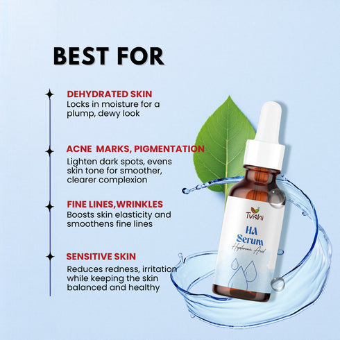 Tvishi Skincare Ha Hyaluronic Acid Serum