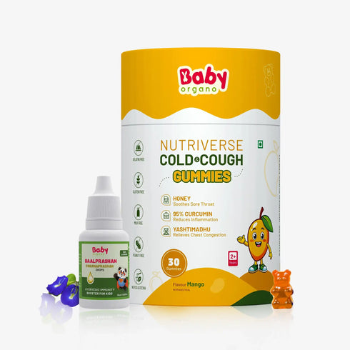 Babyorgano Daily Immunity & Cold Relief Combo