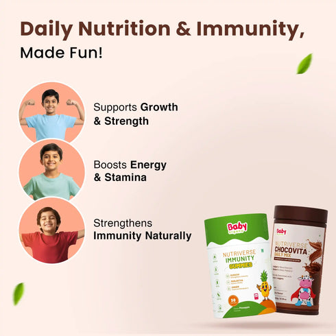 Babyorgano Growth & Immunity Booster Combo