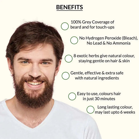 Indus Valley Damage Free Beard Colour (78ml + 8g)