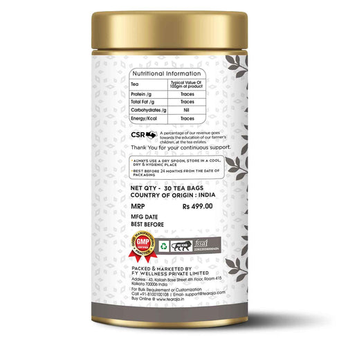 Tea Raja - Darjeeling Earl Grey Black Tea 30 TeaBags