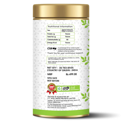 Tea Raja - Darjeeling Muscatel Leaf 30 Tea Bags