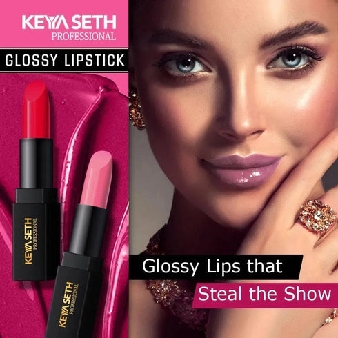 Keya Seth Aromatherapy Dark Dusky Pink Shade Glossy Lipstick - 03