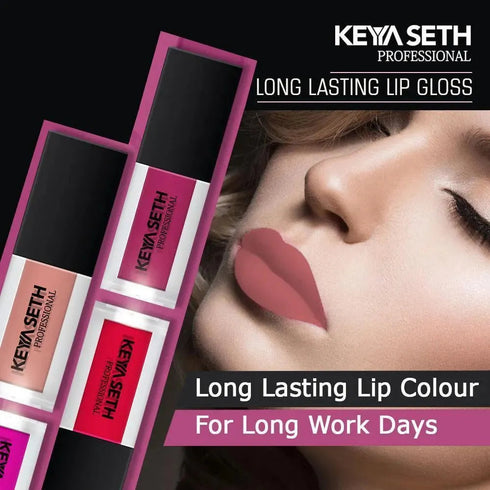 Keya Seth Aromatherapy Dark Nude Pink Shade Long Lasting Matte Lipgloss - 06