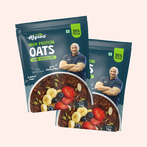 Alpino High Protein Super Rolled Oats Dark Chocolate