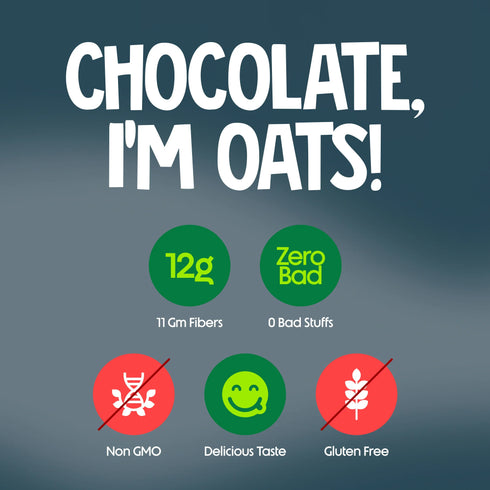 Alpino High Protein Super Rolled Oats Dark Chocolate