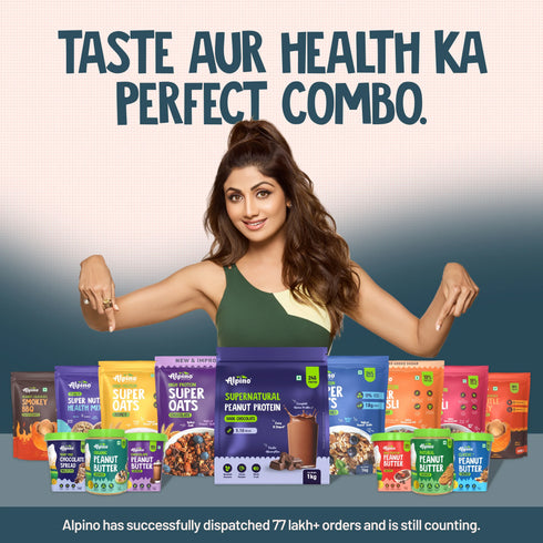 Alpino High Protein Super Rolled Oats Dark Chocolate