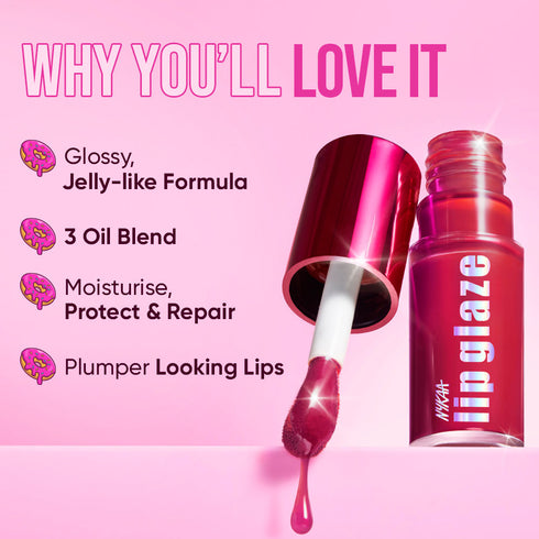 Nykaa Lip Glaze High Pigment Lip Gloss Oil (7ml)