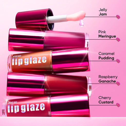 Nykaa Lip Glaze High Pigment Lip Gloss Oil (7ml)