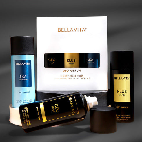 Bella Vita Men's No Gas Deodorant Gift Set