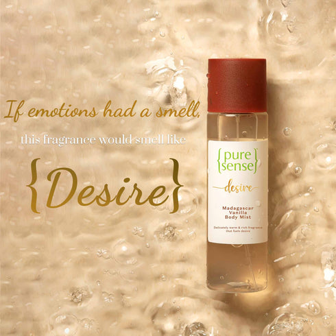 PureSense Desire Madagascar Vanilla Body Mist | Sulphate & Paraben Free | 100% Cruelty Free