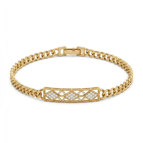 ZJOOLRY Diamond Grace Rakhi Bracelet