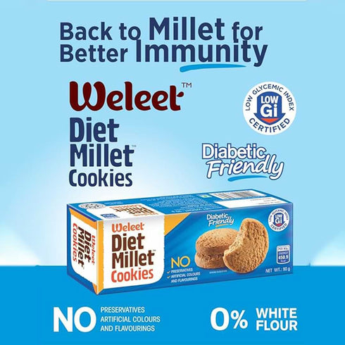 Weleet Diet Millet Cookies