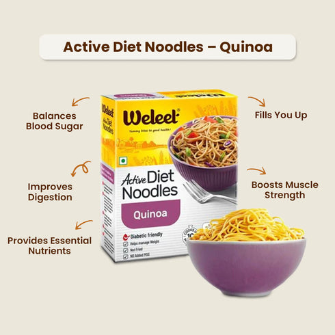 Weleet Active Diet Noodles Quinoa