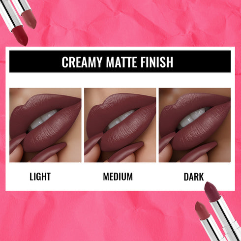 Moraze Cosmetics Creamy Matte Lipstick Long Lasting For Women
