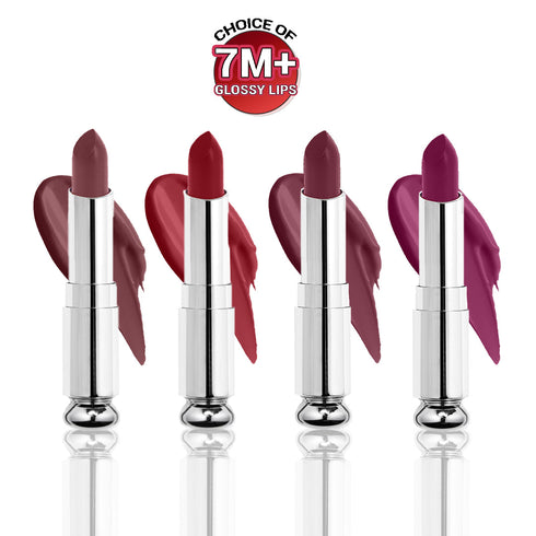 Moraze Cosmetics 4 Ultra Soft Glossy Matte Lipstick Kit
