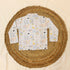 Bachpan kids wear New Born Whimsical Doodle Sketch With Blue Strips Cotton Night Suit