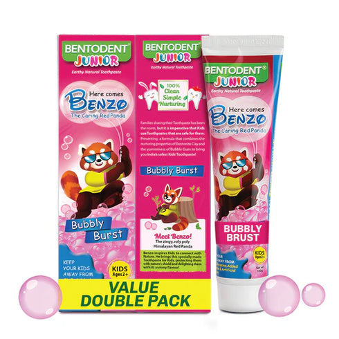 Bentodent Natural Kids Bubbly Burst Toothpaste