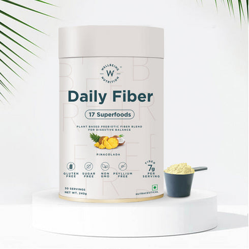 Wellbeing Nutrition Daily Fiber Powder Pina Colada Flavor