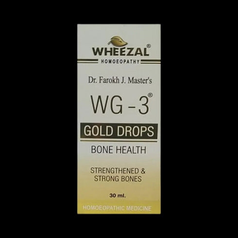 Wheezal Homeopathy WG3 Gold Drops