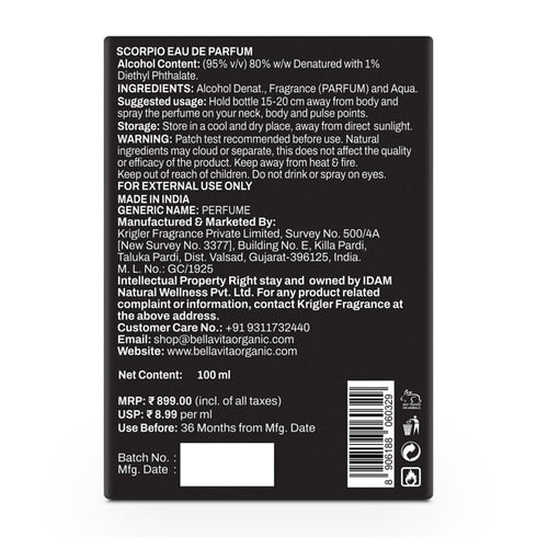 Bella Vita Scorpio Perfume