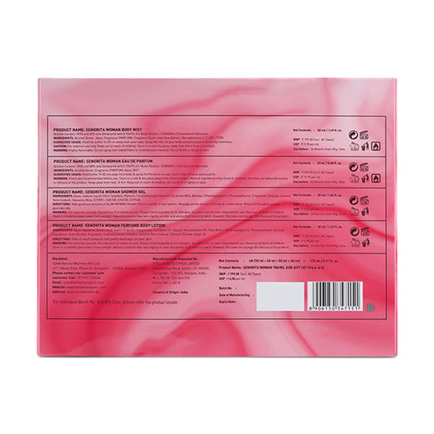 Bella Vita SENORITA Woman Travel Minis Kit