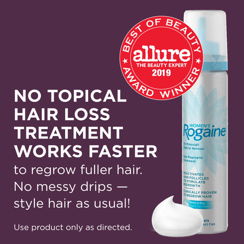 Style Make 2 Month Supply Rogaine Women Once A Day Foam 5 Minoxidil Hair Loss