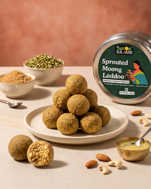 Chatori Rajani Sprouted Moong Laddoo