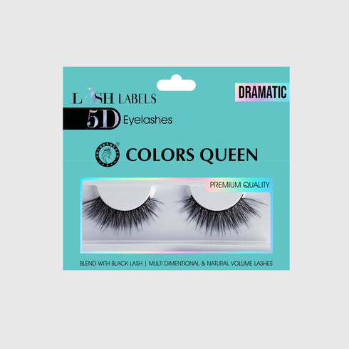 Colors Queen Lash Label 5D Natural Hair Eyelashes | 1 Pair