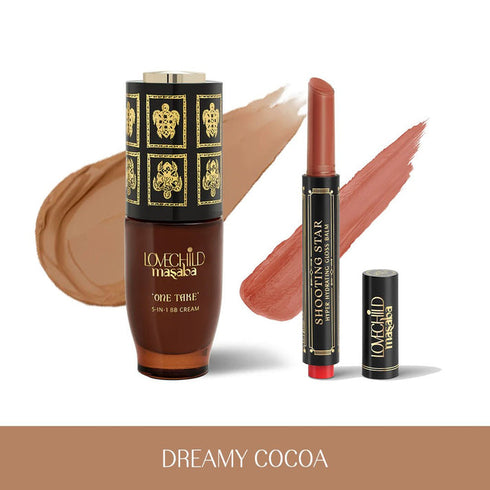 LoveChild Dreamy Cocoa| BB Cream and Gloss Balm Combo