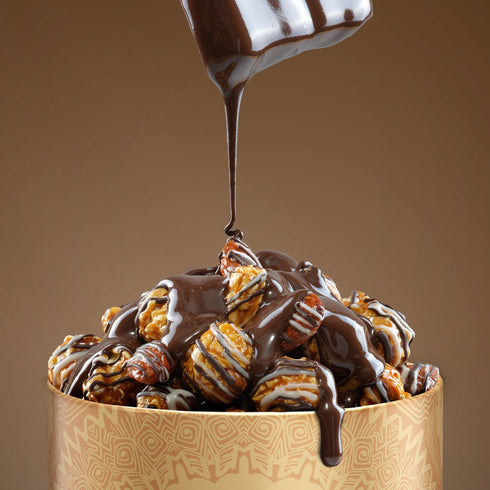 Nutty Tuxedo Chocolate Popcorn | Gifting Tin | 150g