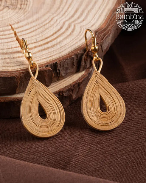 Bamboo India Droplates earrings